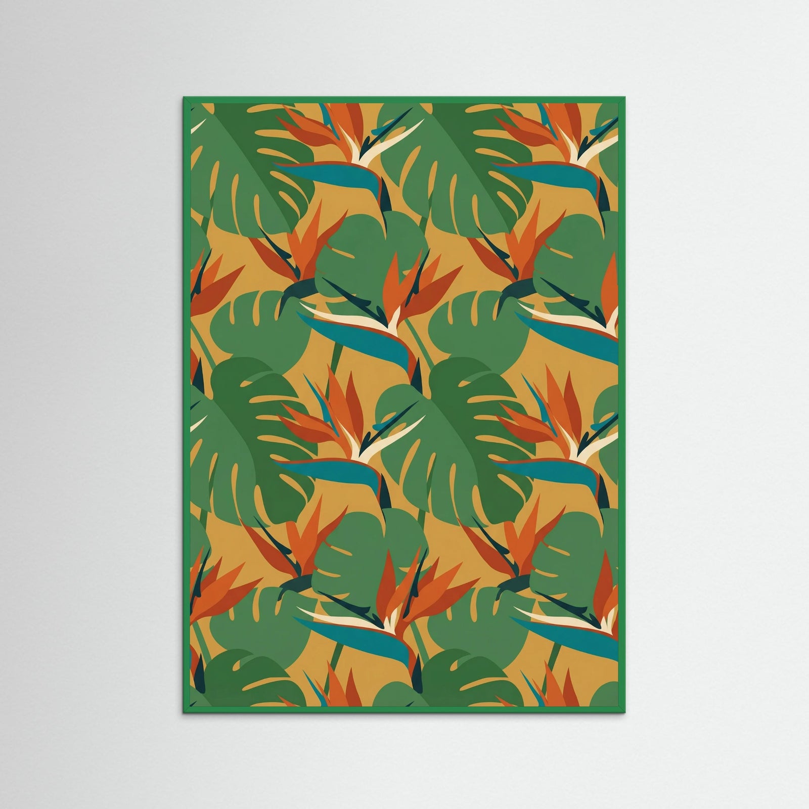 Green Wood Vibrant Pansy Bloom