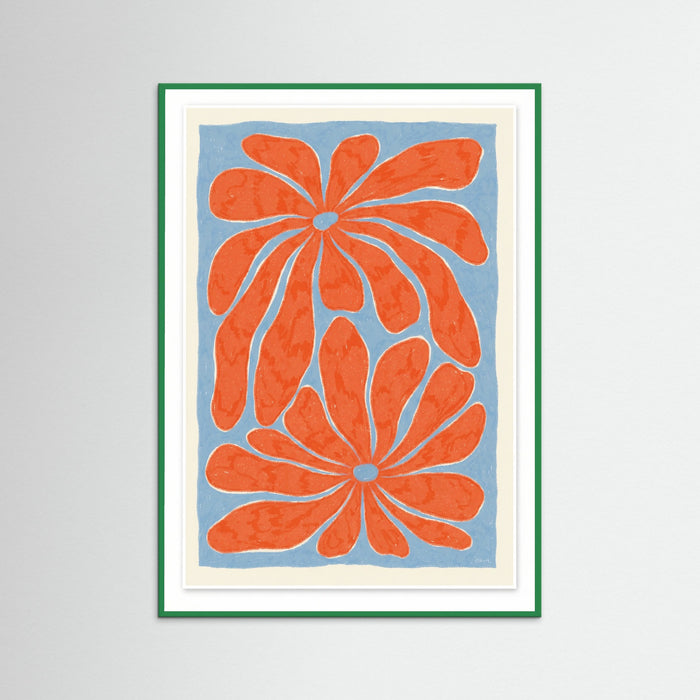 Green Wood Vibrant Petal Burst