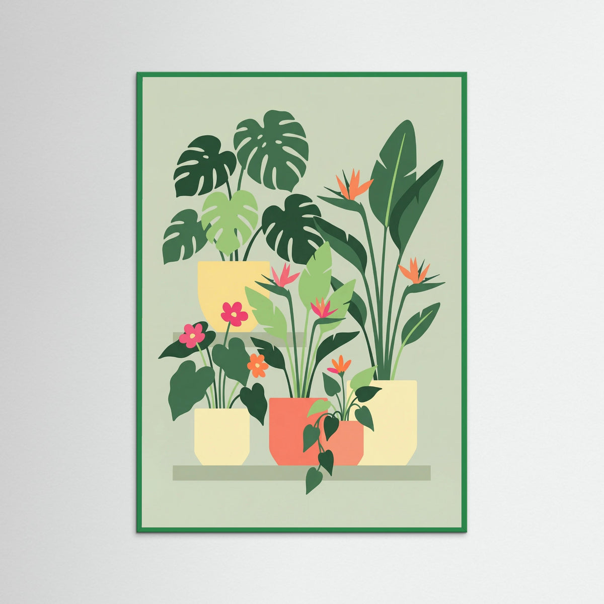 Green Wood Viennese Floral Garden