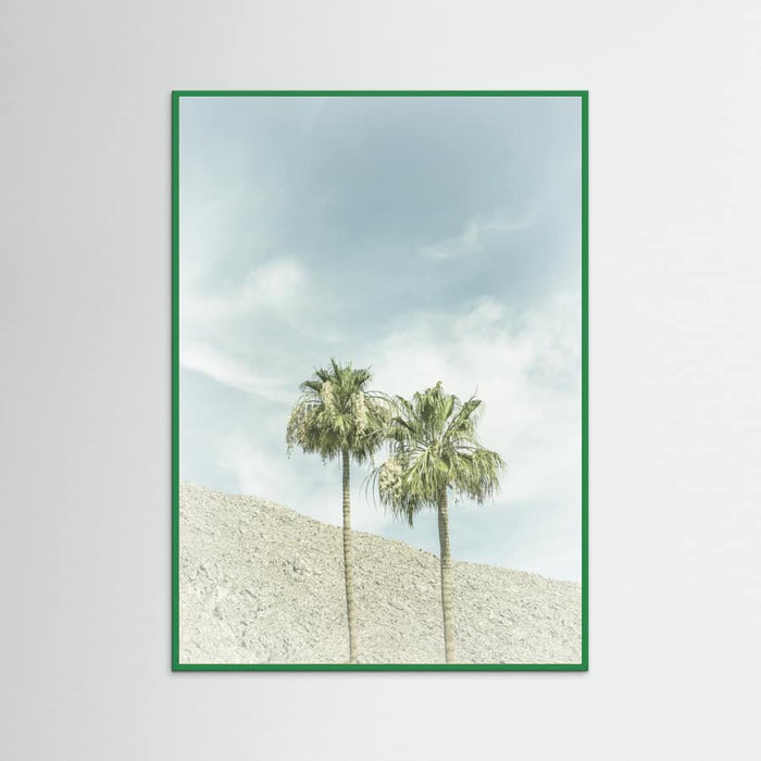 Vintage Palm Trees in the desert Poster – Poster und Kunstdruck