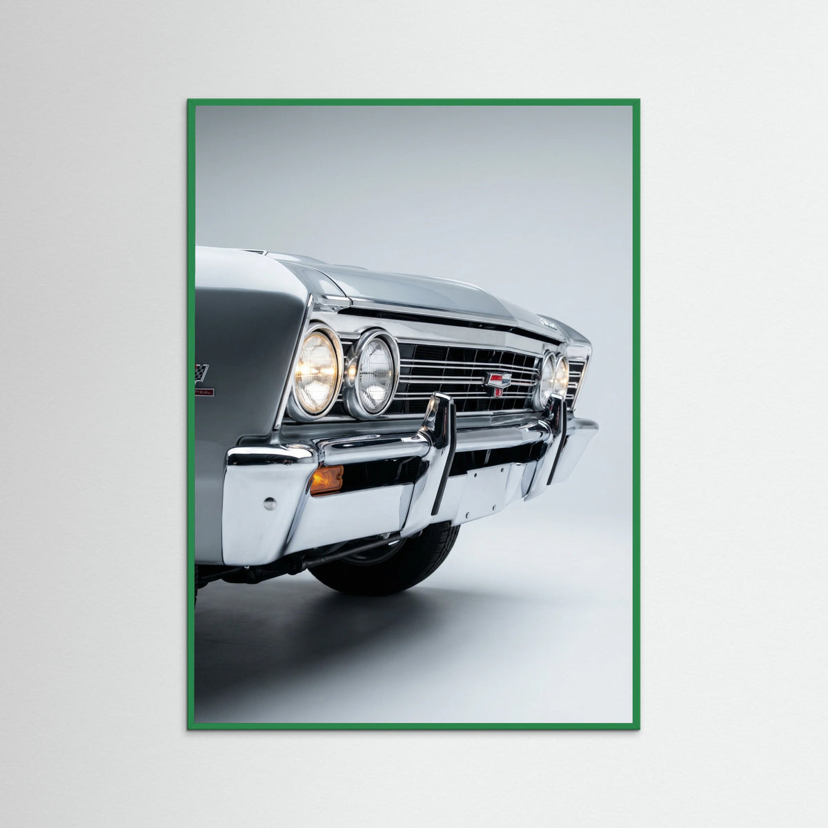 Green Wood Vintage Porsche Rear