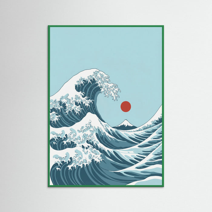 Green Wood Vintage Wave Journey