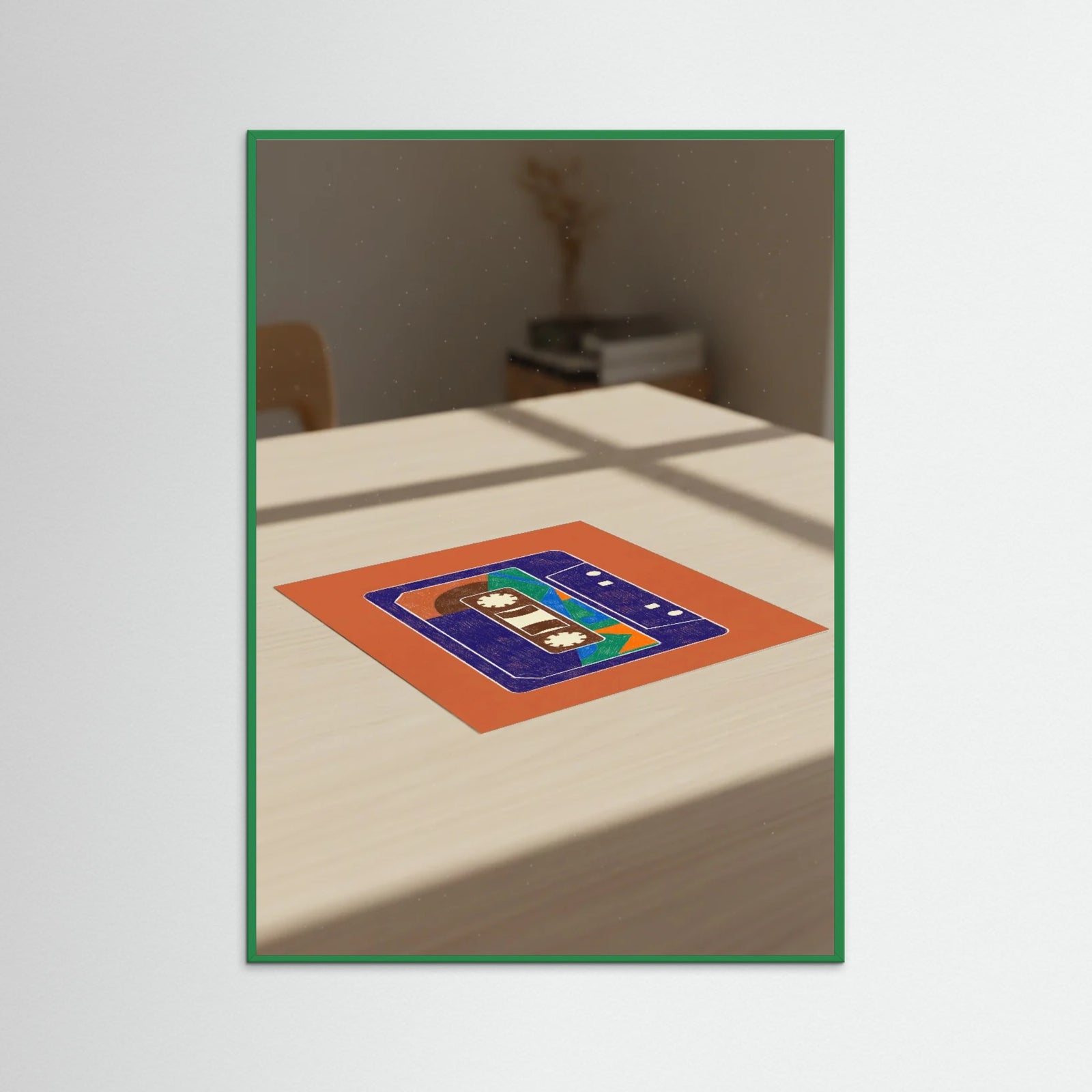 Green Wood Vinyl Groove