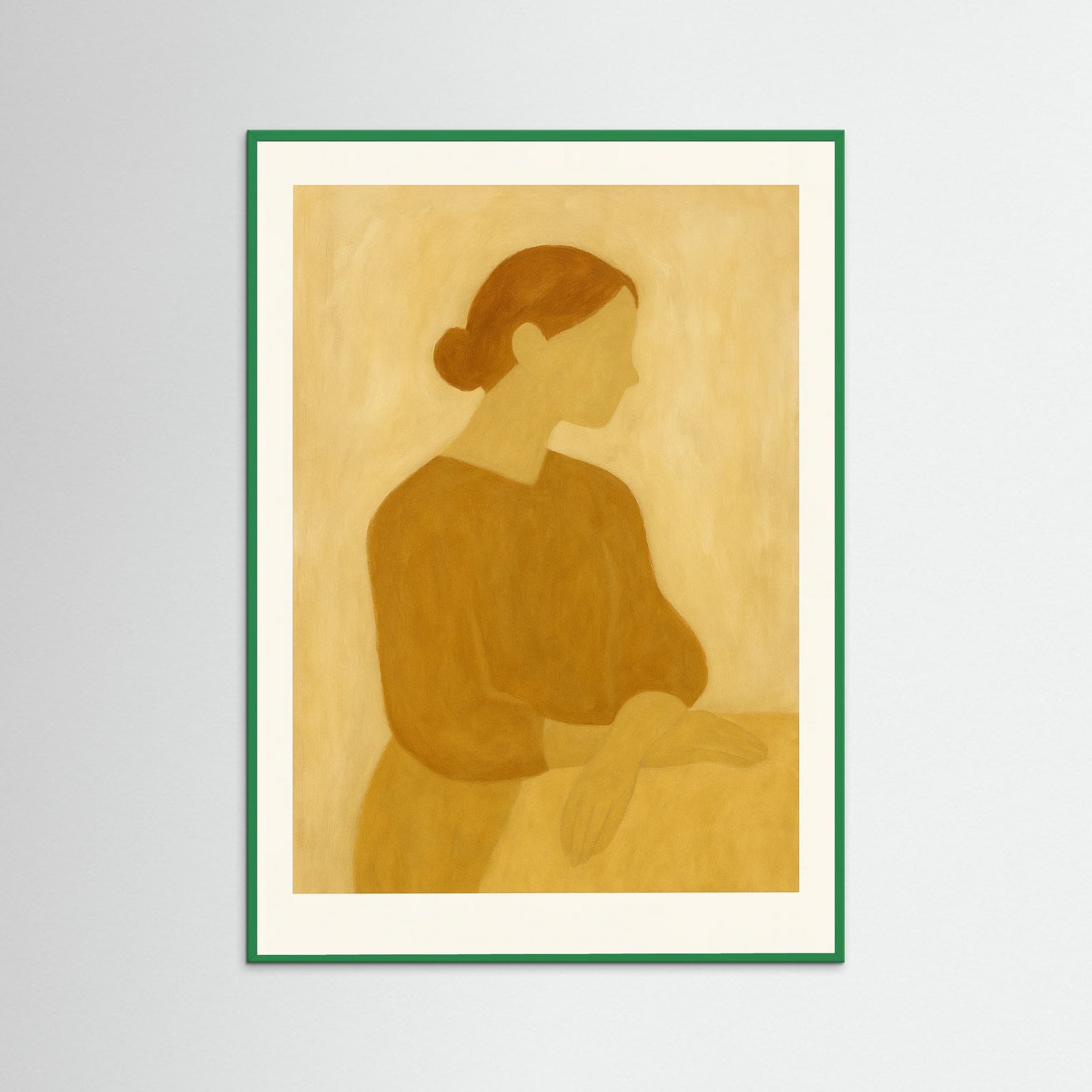 Green Wood Warm Frame