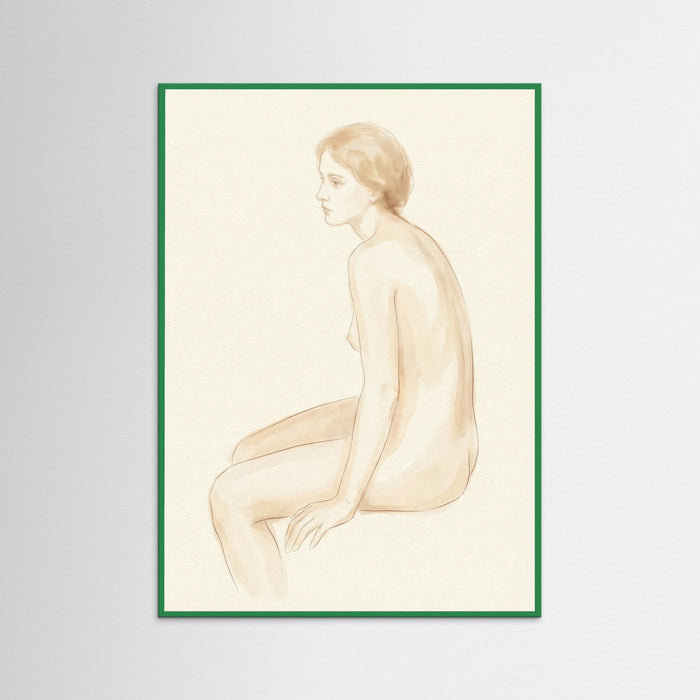 Green Wood Washing Nude