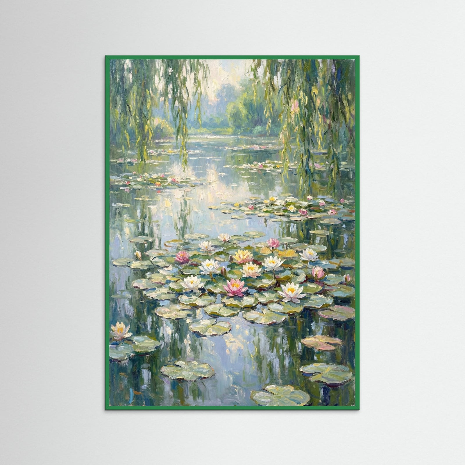 Green Wood Water Lily Bridge
