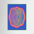 Green Wood Wavy Checkers Bloom