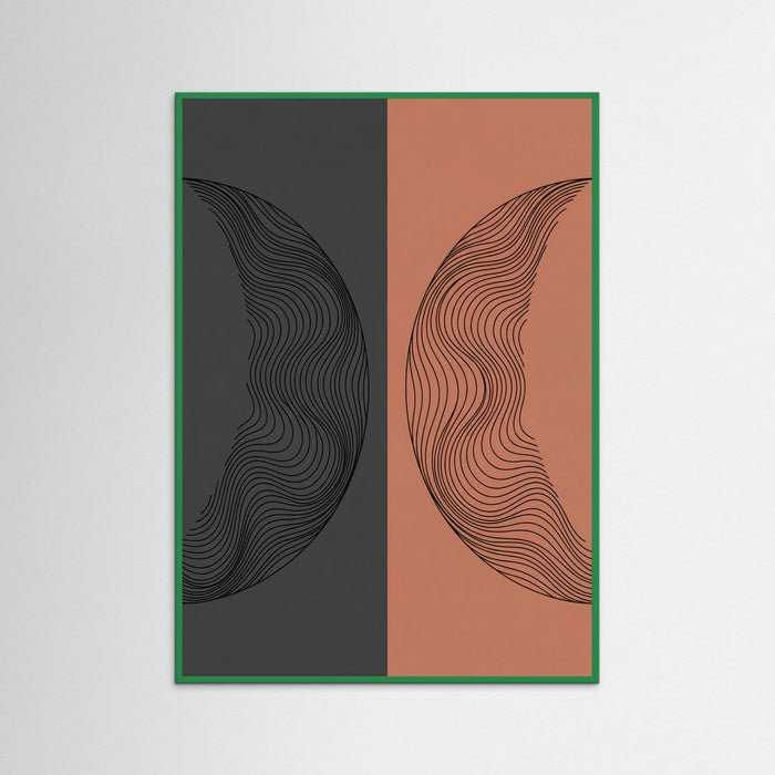 Green Wood Wavy Harmony