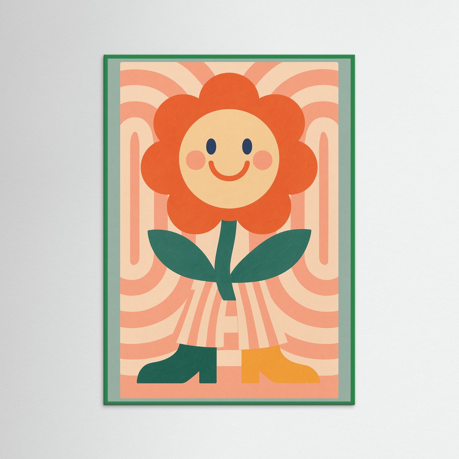 Green Wood Whimsical Elephant