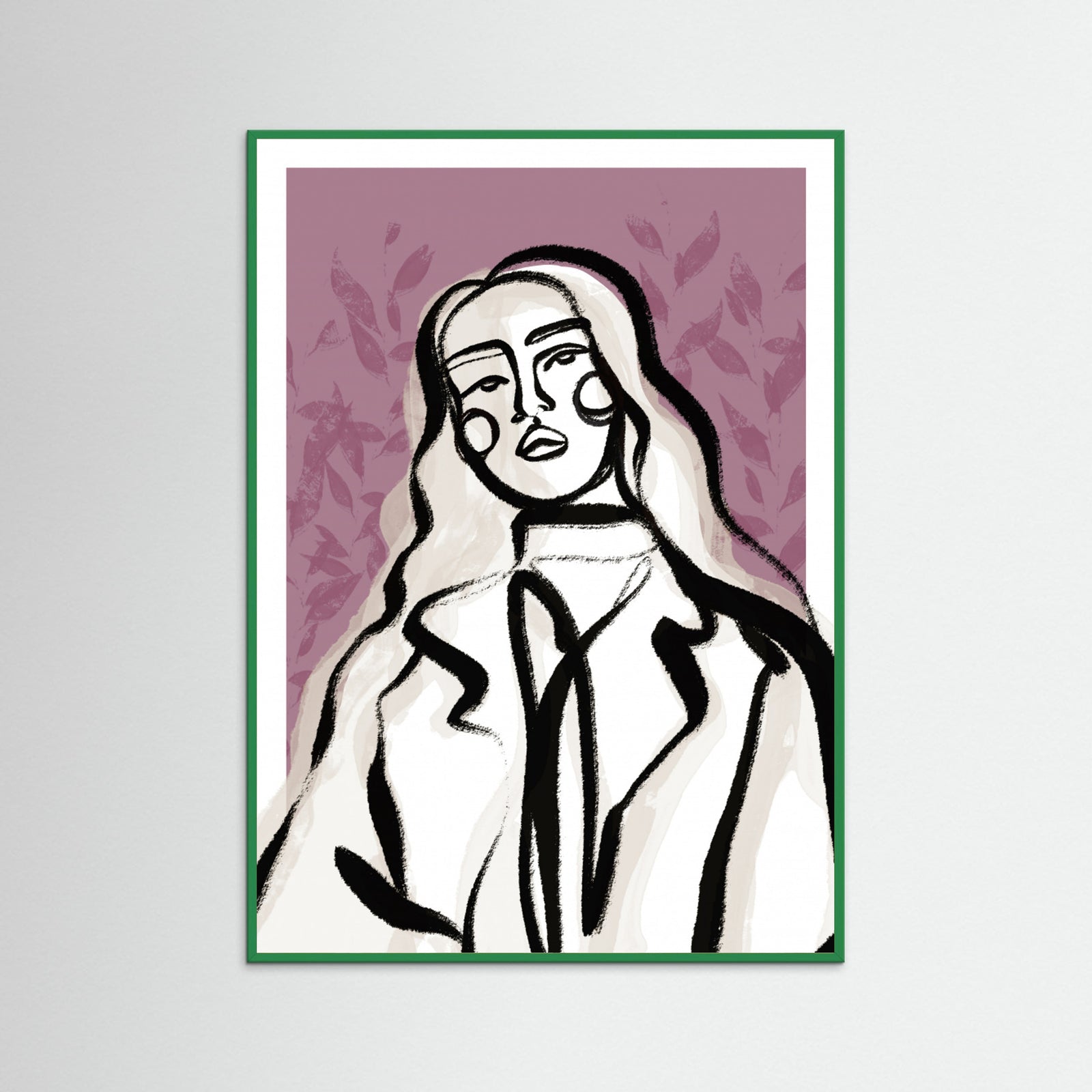 Green Wood Whimsical Essence Poster
