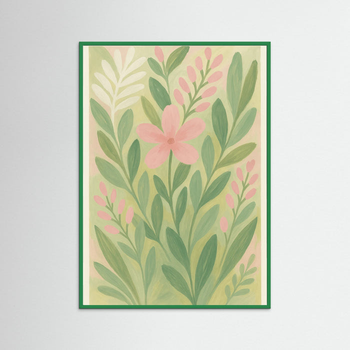 Green Wood Whimsical Pastels