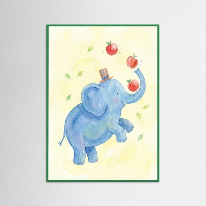 Green Wood Whimsical Roller Gator