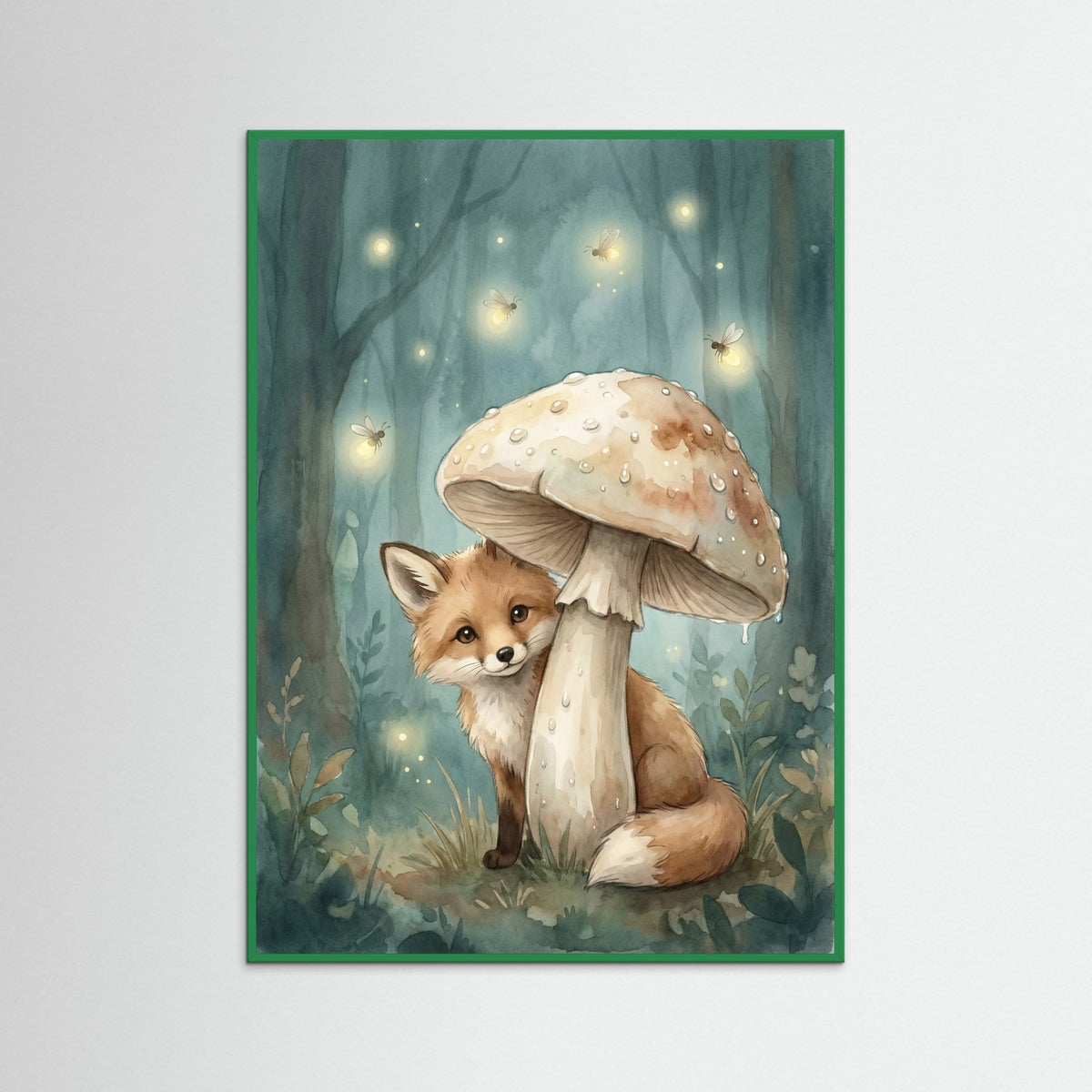 Green Wood Whimsical Welcome