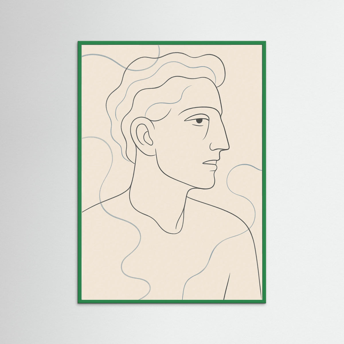 Green Wood Whispering Lines