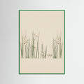Green Wood White Bloom Fields