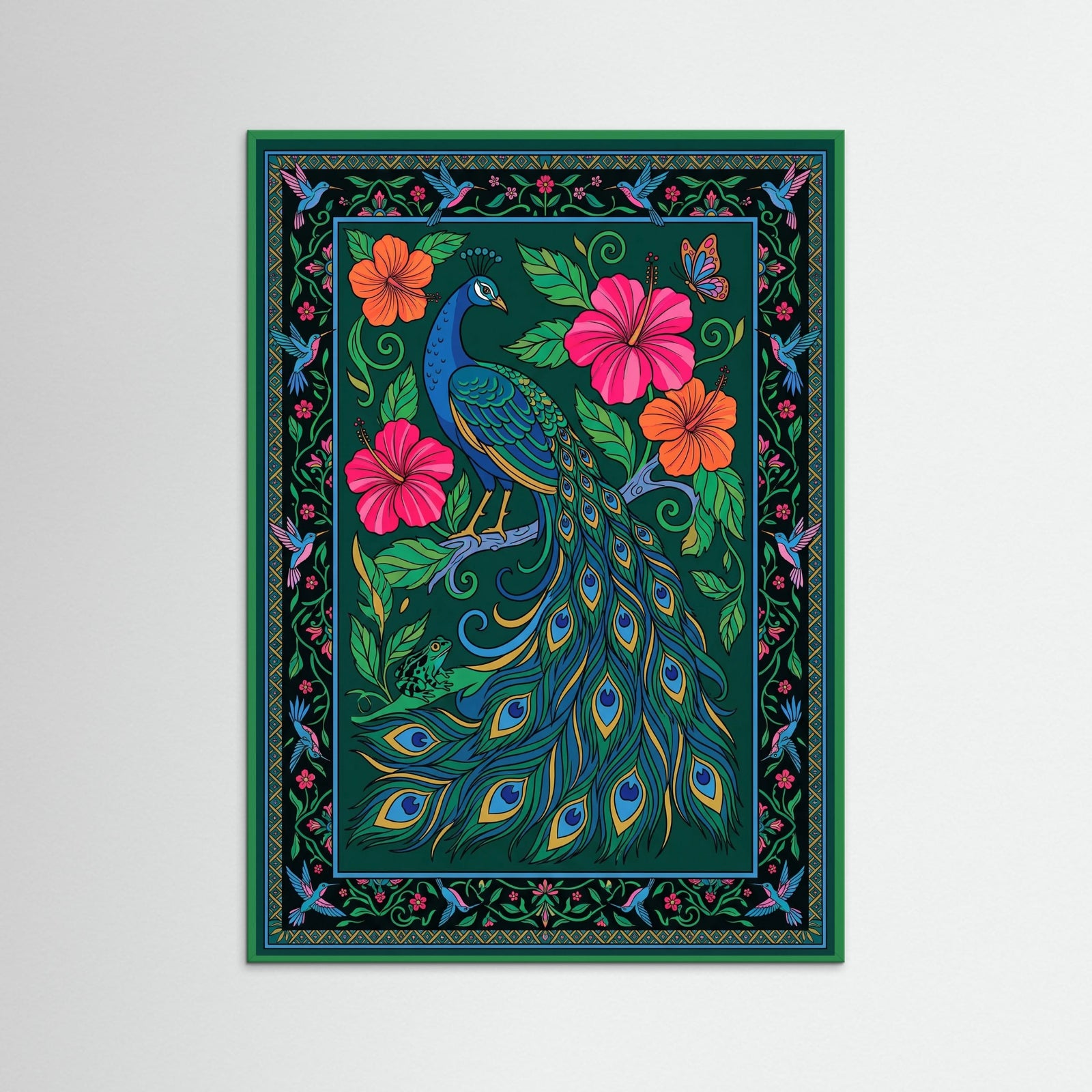 Green Wood Wild Bloom