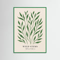 Green Wood Wild stems