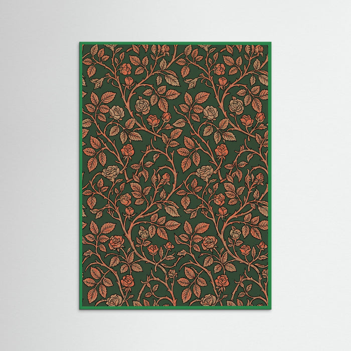 Green Wood Willow Bough Pattern