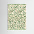 Green Wood Willow Boughs Motif