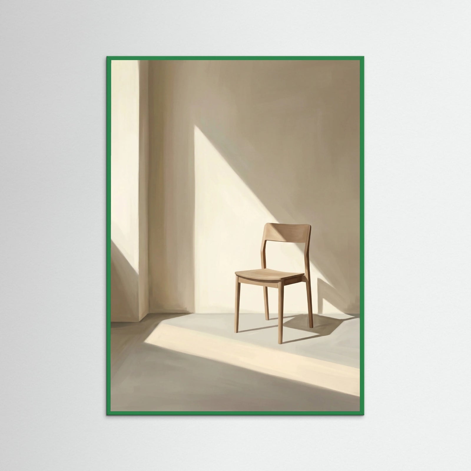 Green Wood Window Light