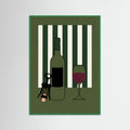 Green Wood Wine Server