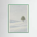 Green Wood Winter Stillness