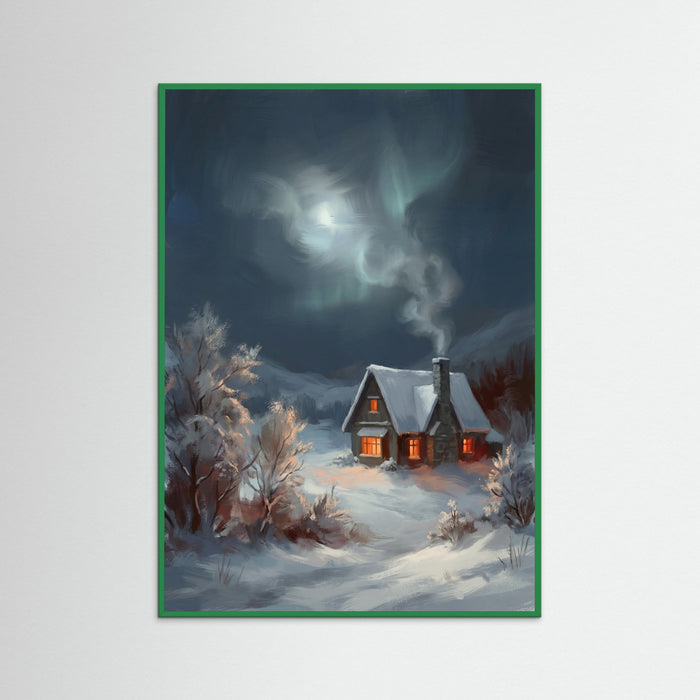 Green Wood Winters Embrace