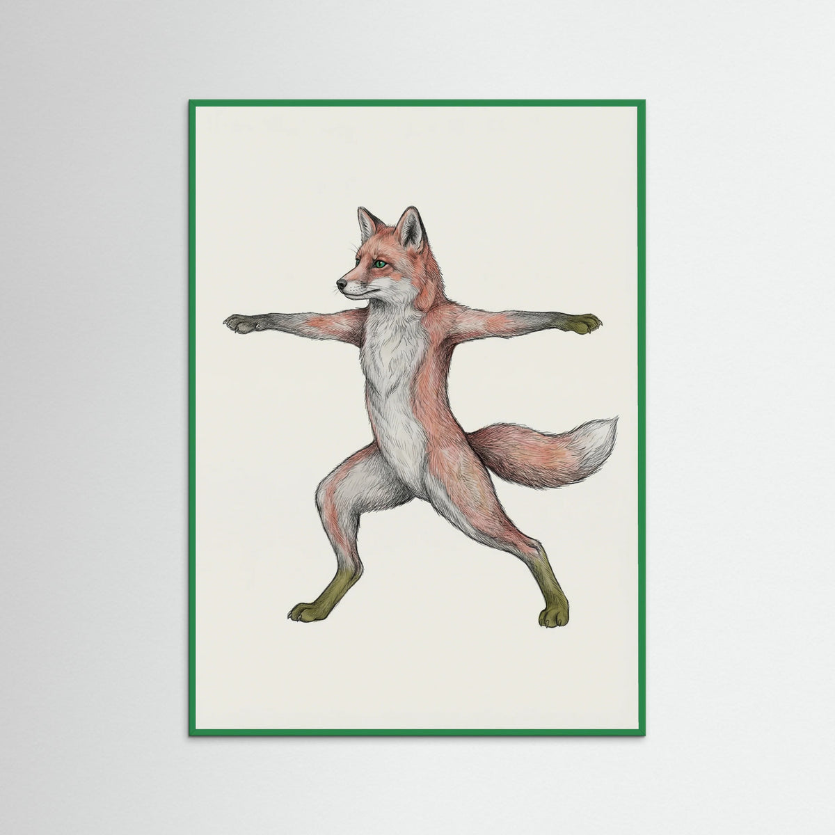 Green Wood Wise Owl Yoga