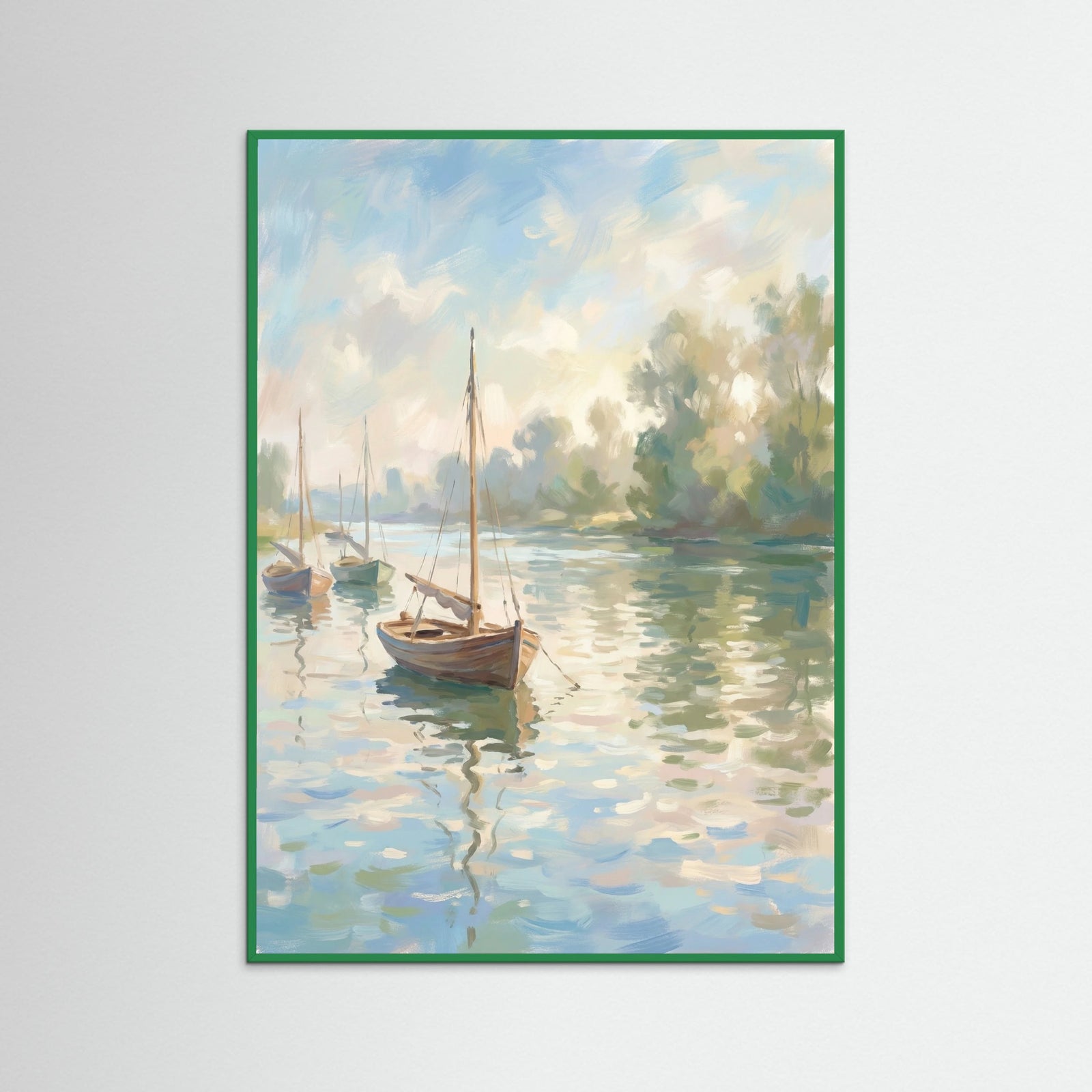 Green Wood Woman in Field