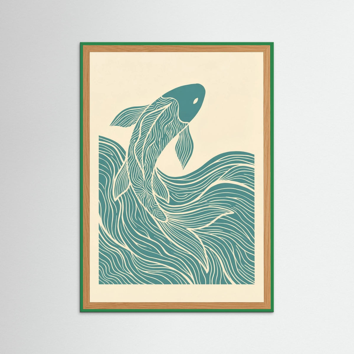 Green Wood Woven Flight