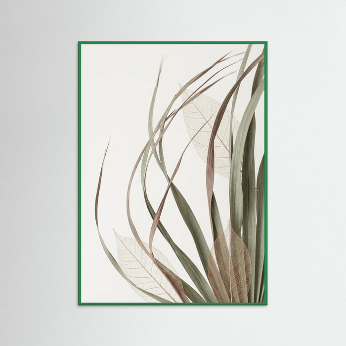 Green Wood Woven Petals