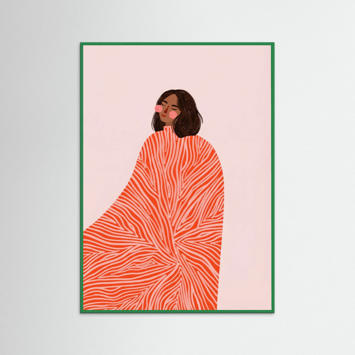 Green Wood Woven Serenity