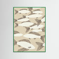 Green Wood Woven Wings