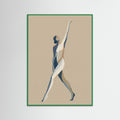 Green Wood Zodiac Capricorn Pose