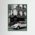 Green Wood photo Parisian Cafe Scene
