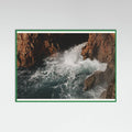 sea waves and rocks Poster – plakat og kunsttryk