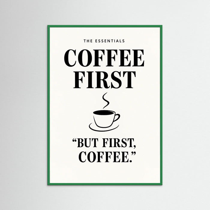 Green Wood text Coffee Guide