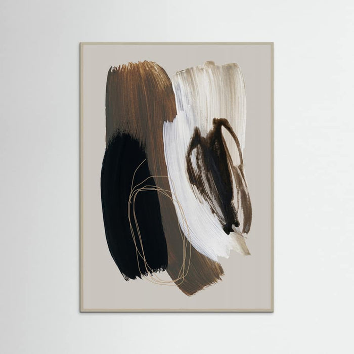 Abstract Brush Strokes 108X Poster – Poster und Kunstdruck