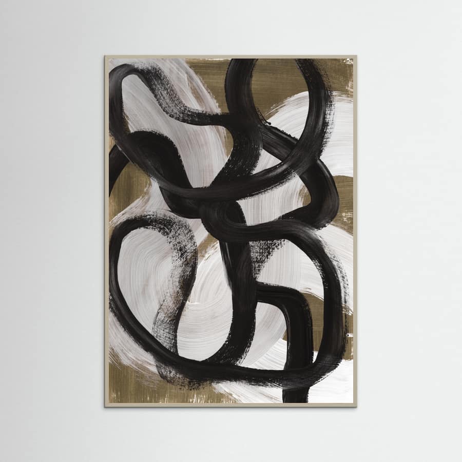 Plakat Abstract Brush Strokes 127X – plakat i druk artystyczny