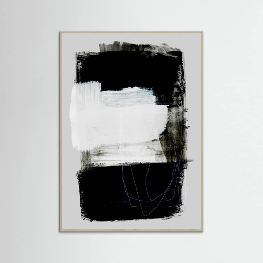 Abstract Brush Strokes 130 Poster – poster och konsttryck