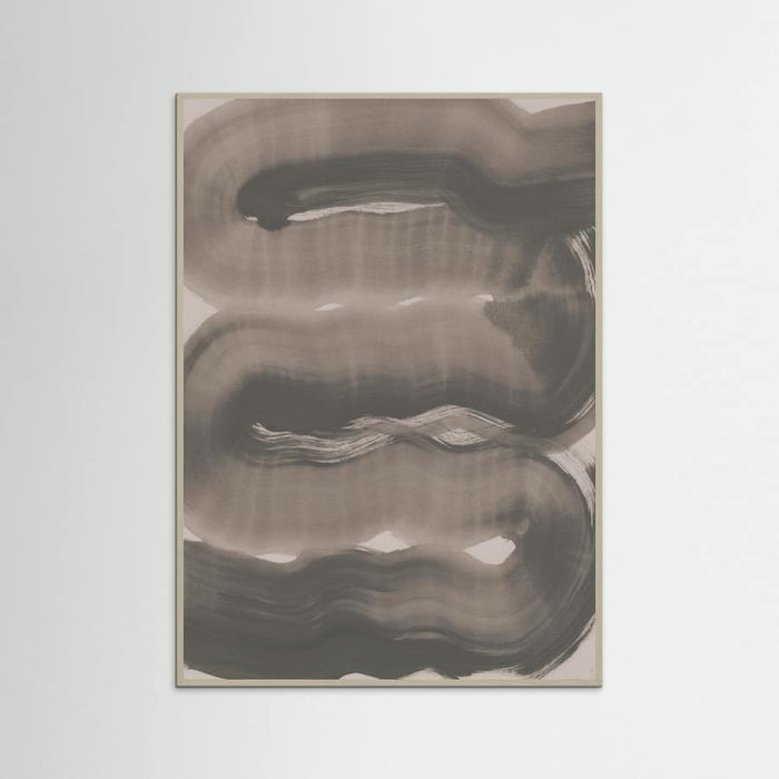 Abstract Brush Strokes 163X Poster – Poster und Kunstdruck