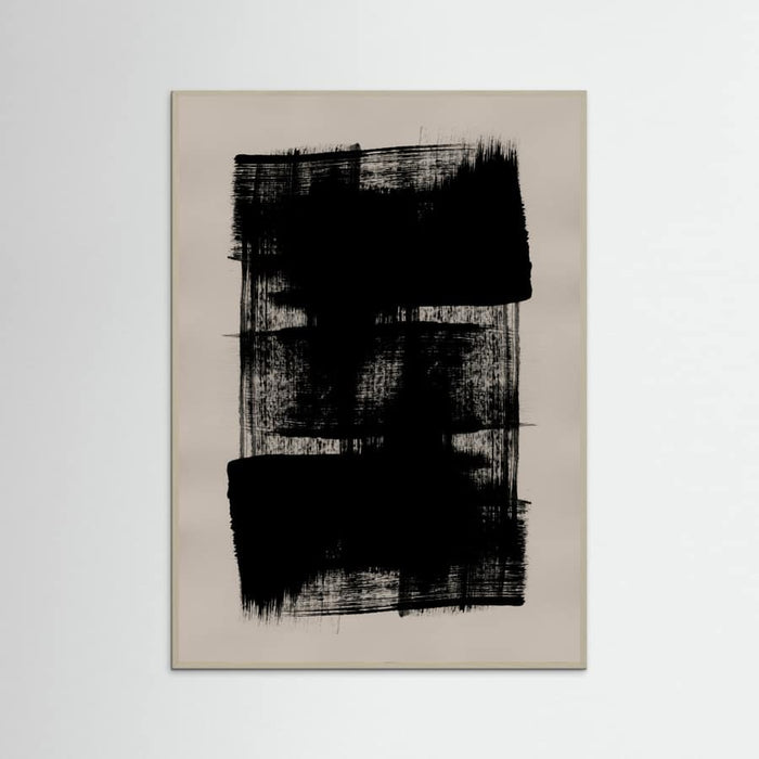 Abstract Brush Strokes 180Y Poster – Poster und Kunstdruck