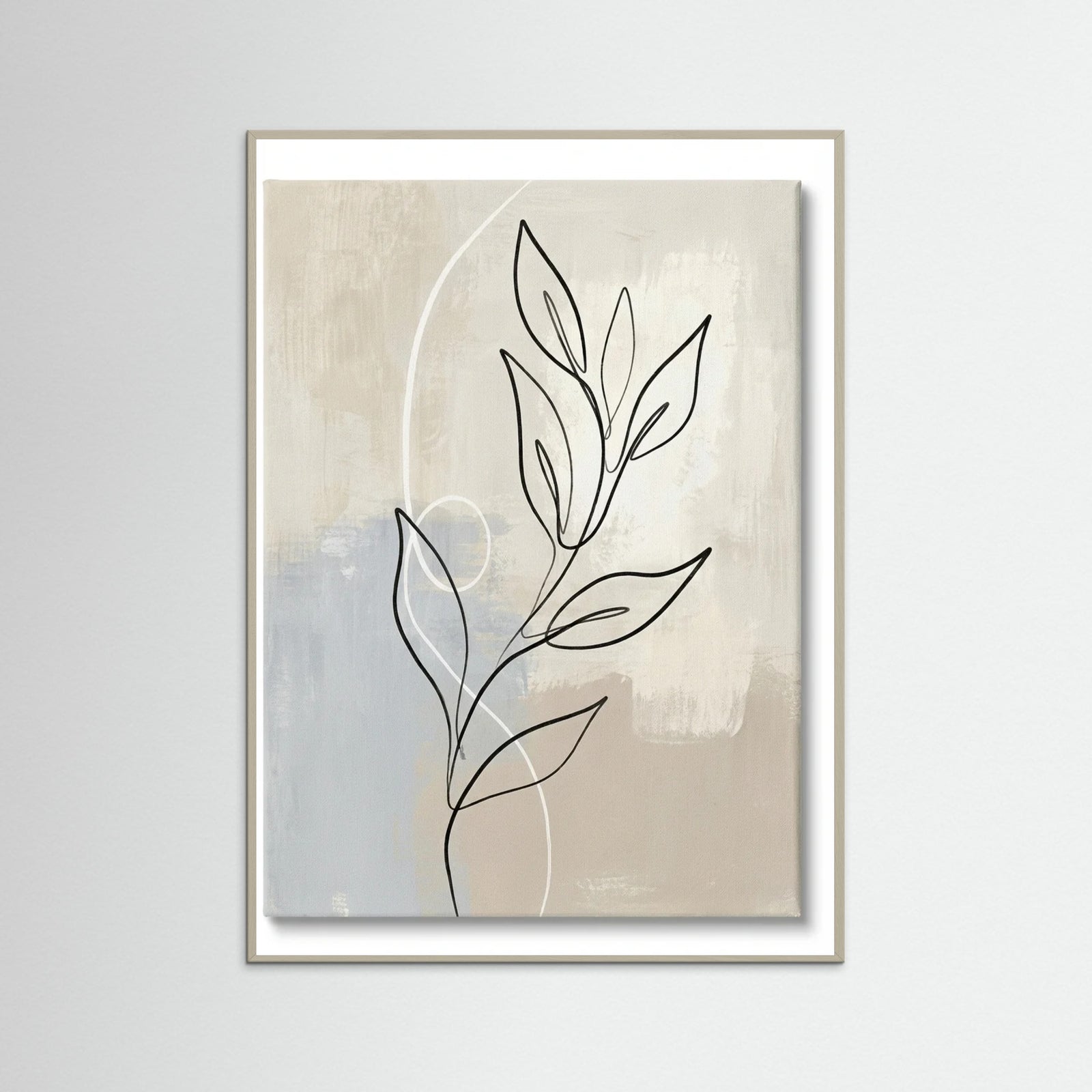 Grey Wood Abstract Contour