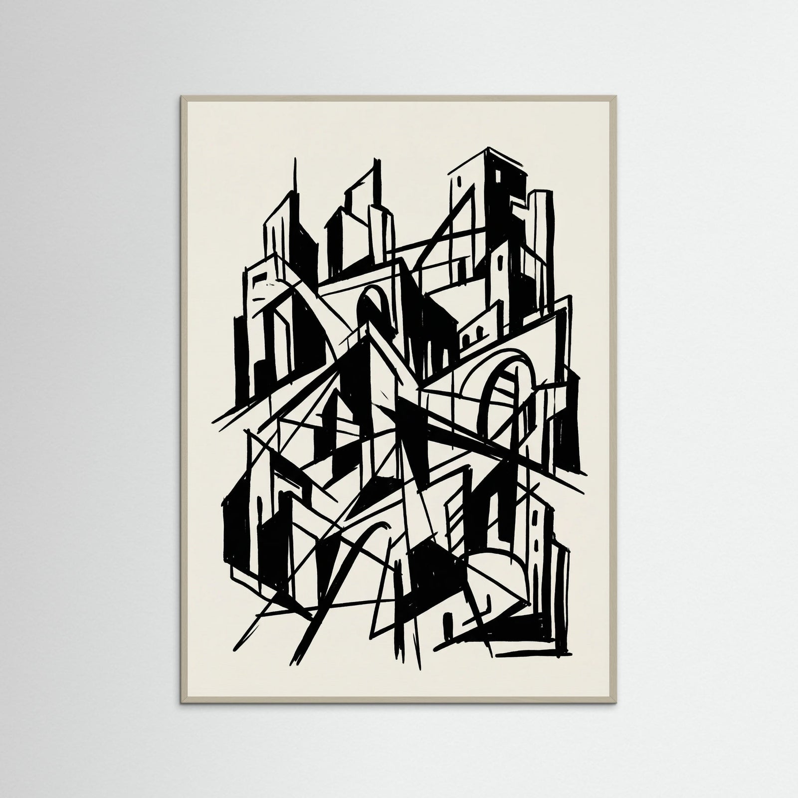 Grey Wood Abstract Gallery Unveiling