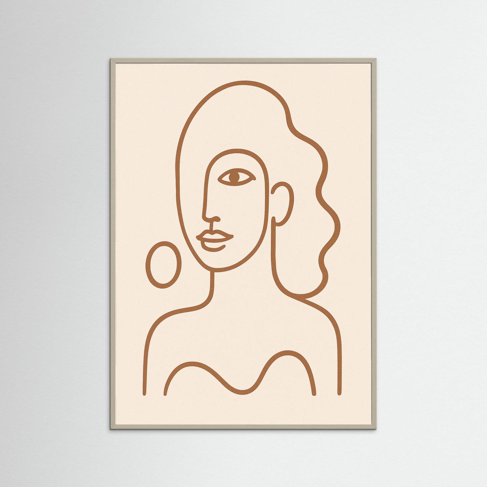 Grey Wood Abstract Gaze