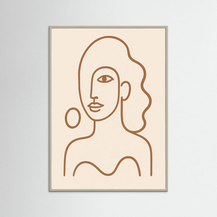 Grey Wood Abstract Gaze