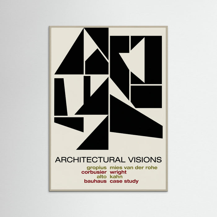 Grey Wood Abstract Graphic Exhibition