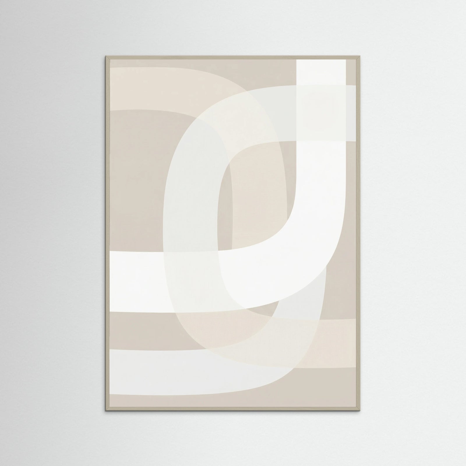 Grey Wood Abstract Labyrinth