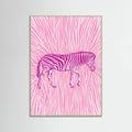 Poster African Zebra striking camouflage – poster e stampa artistica