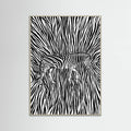 African Zebra striped camouflage -juliste – juliste ja taidepainatus